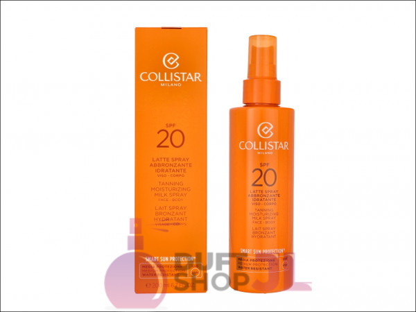 Collistar Tanning Moisturizing Milk Spray Face-Body SPF20